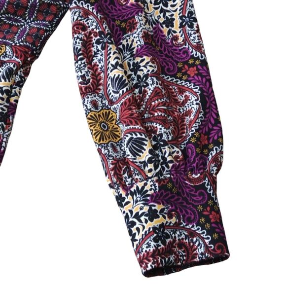 Chicos Medallion Print Paisley Fall Dress Size 16 18 Size 3 - Picture 7 of 12